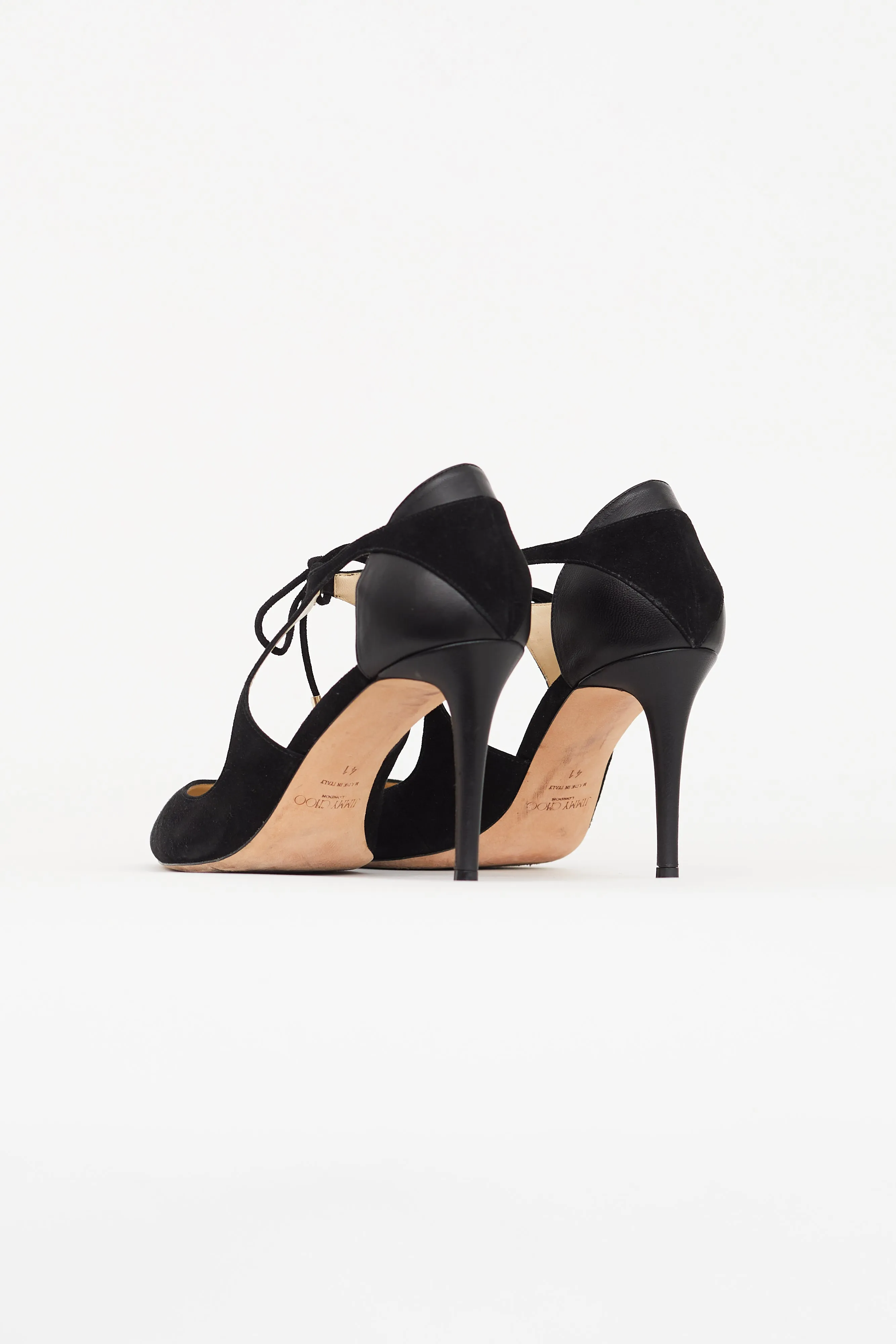 Black Suede Vanessa 85 Heel