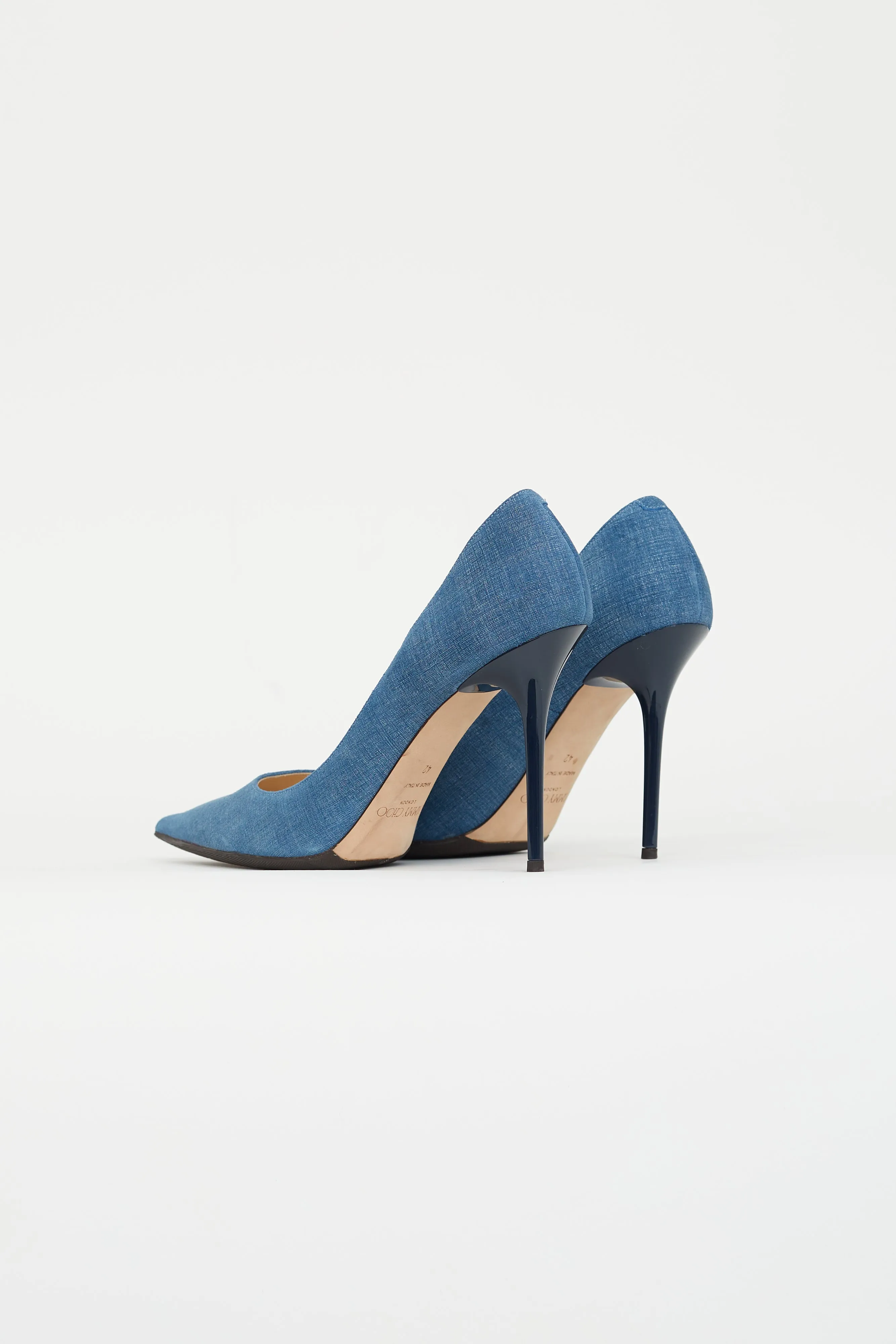 Blue Denim Abel Pointed Pump