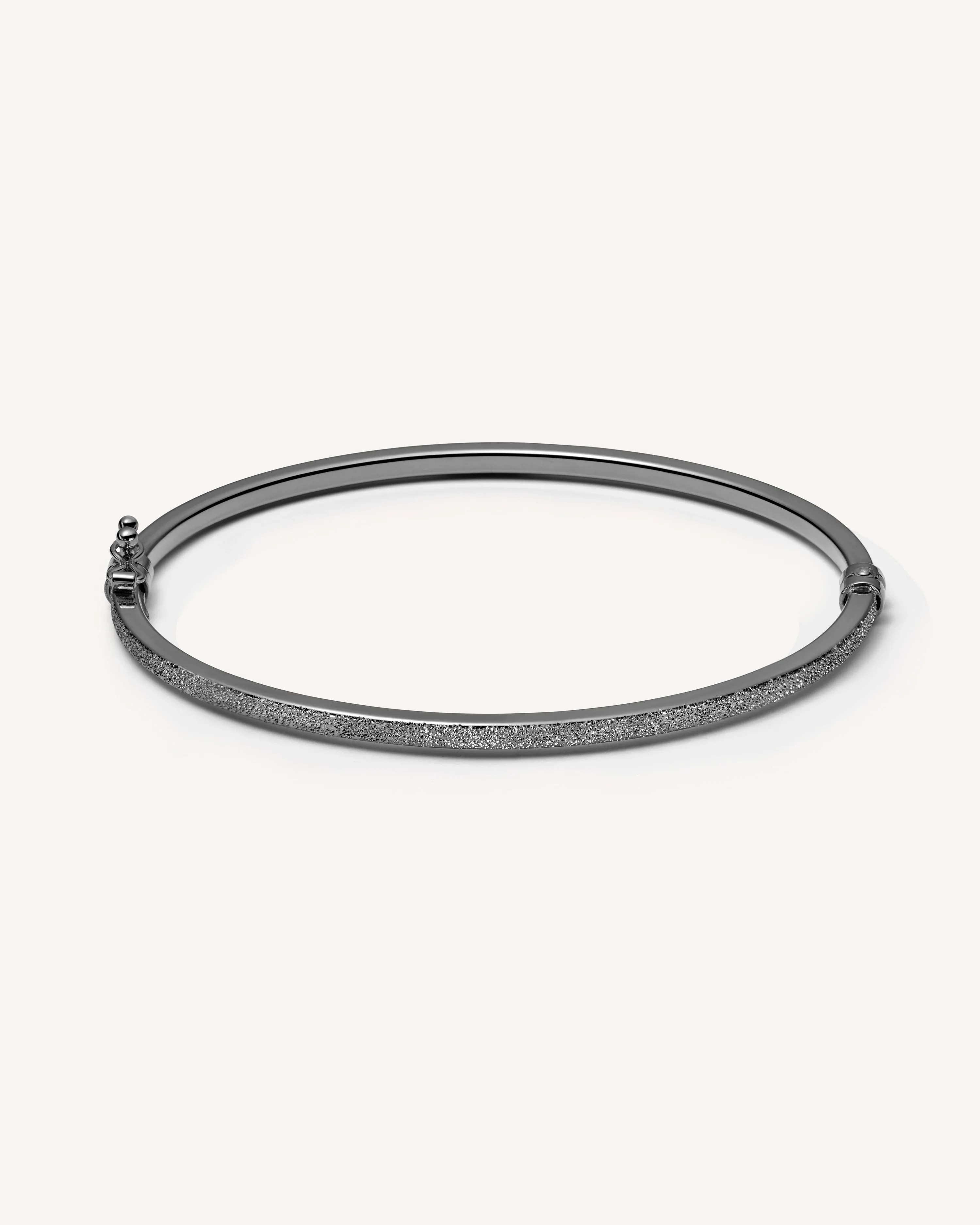 Florentine Finish Oval Bangle